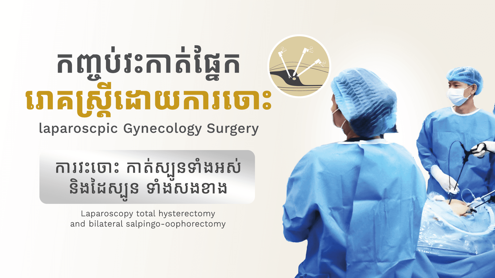 Laparoscopy Total Hysterectomy and Bilateral salpingo-oophorectomy